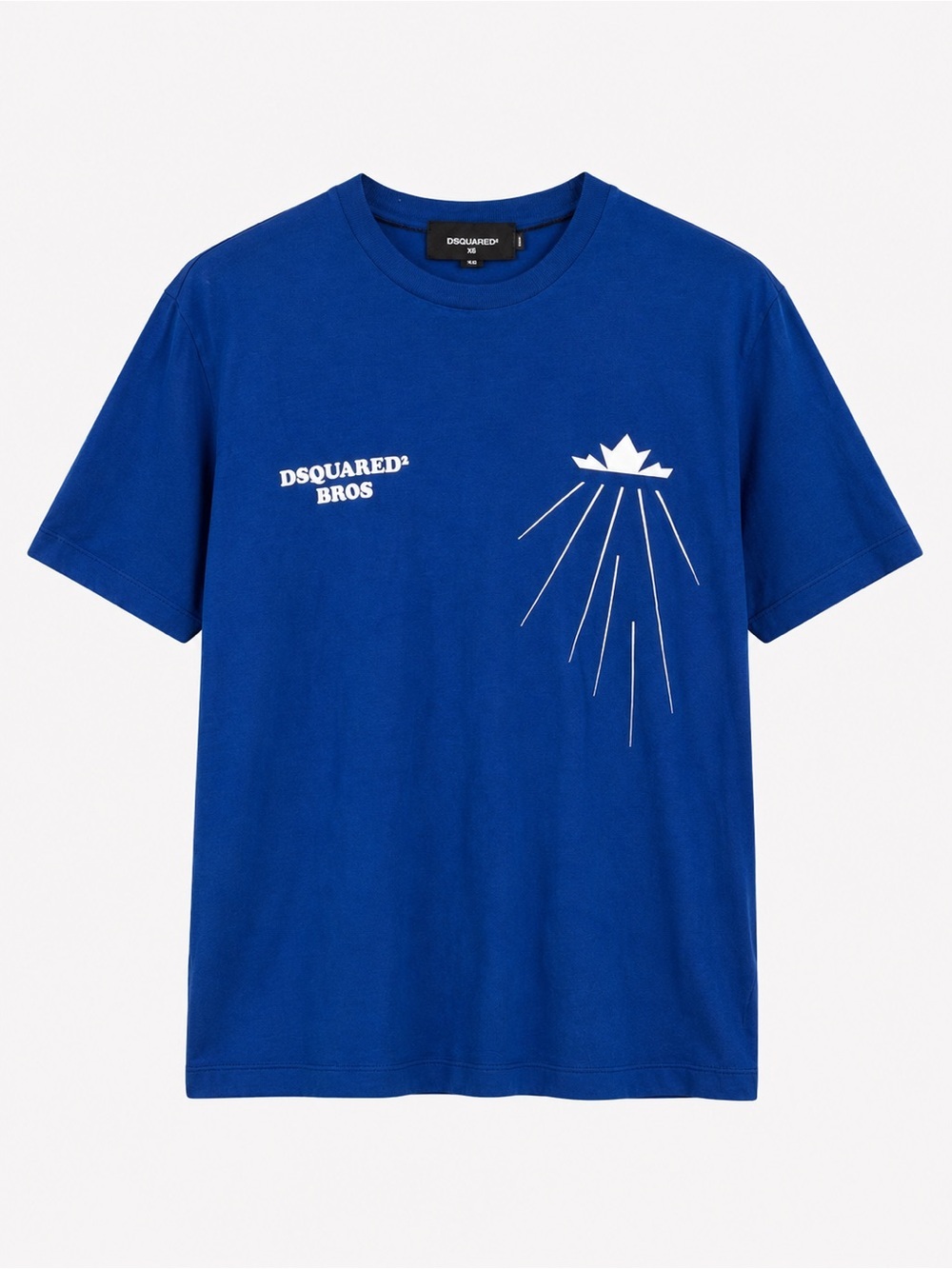 DSQUARED2 Royal Blue Bros Graphic T-Shirt NWT Size XS